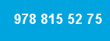 978 815 52 75 978 815 52 75